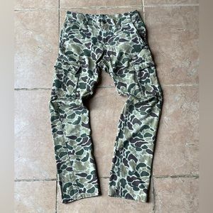 Duck camo cargo pants